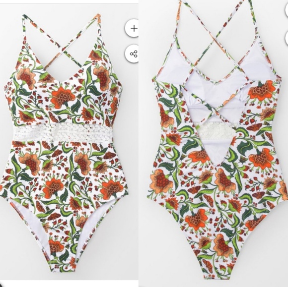 Cupshe Other - CROCHET ONE-PIECE SWIMSUIT